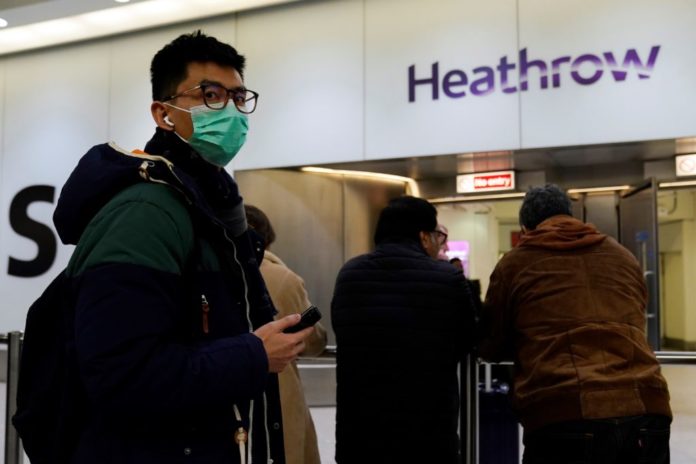 UK to monitor flights arriving from China