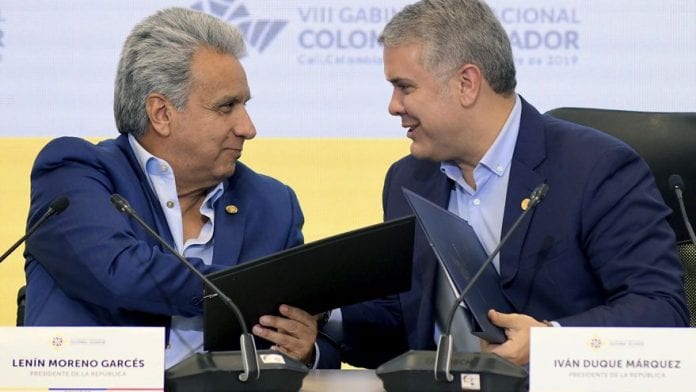 COLOMBIA-ECUADOR-DUQUE-MORENO