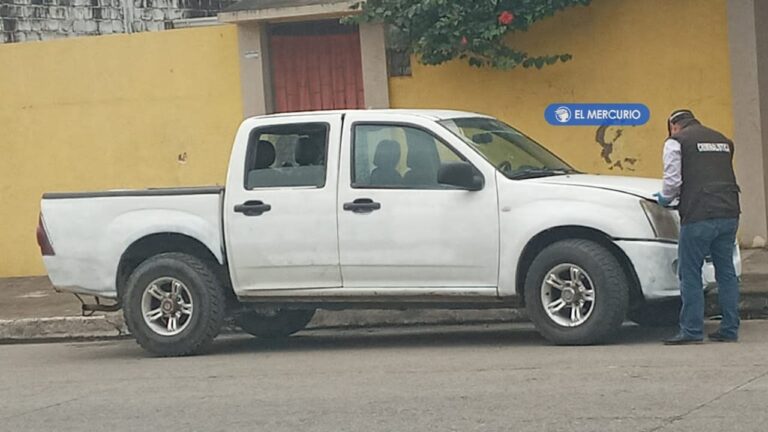 Hallan camioneta de chofer azuayo asesinado en El Oro