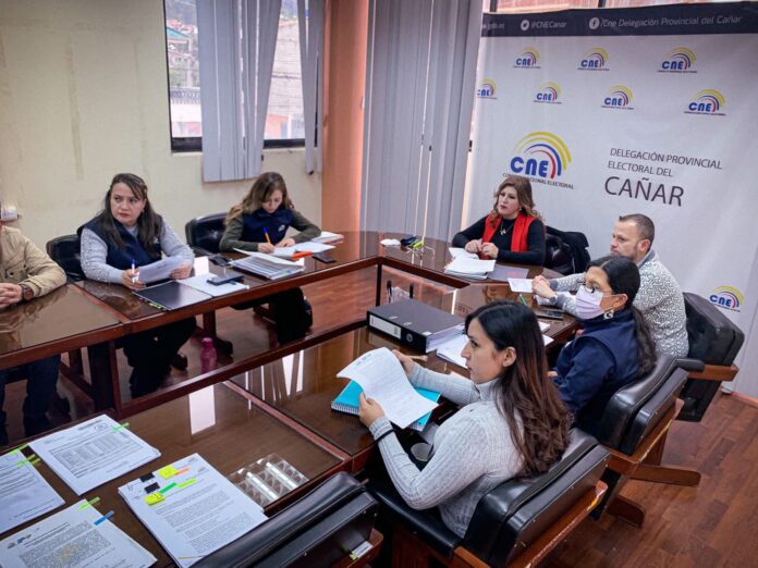 Junta Provincial Electoral del Cañar registra una impugnación y nueve