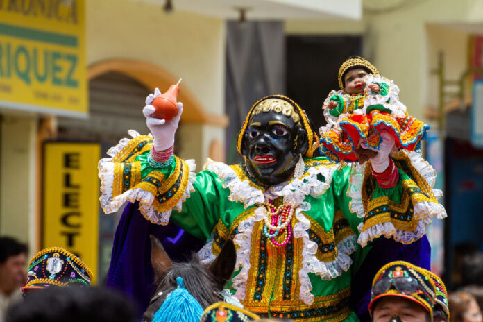 Mama Negra Parade In Ecuador