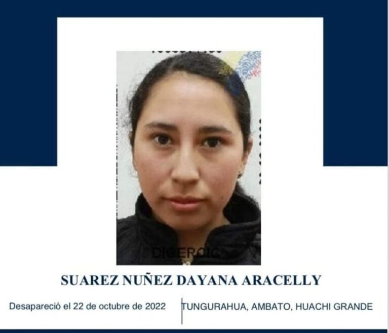 Prisión preventiva contra el procesado por femicidio de Dayana Aracelly Súarez