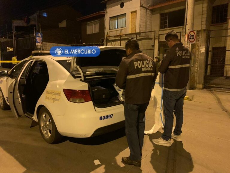 Hombre es asesinado en la calle al sur de Cuenca