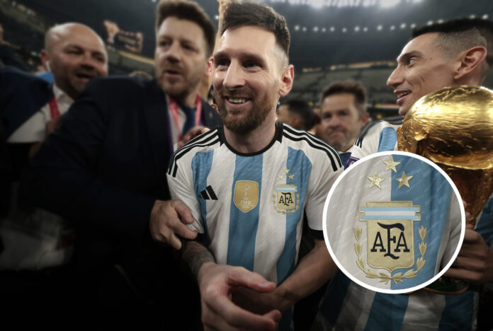 Camiseta de Argentina .foto EFE
