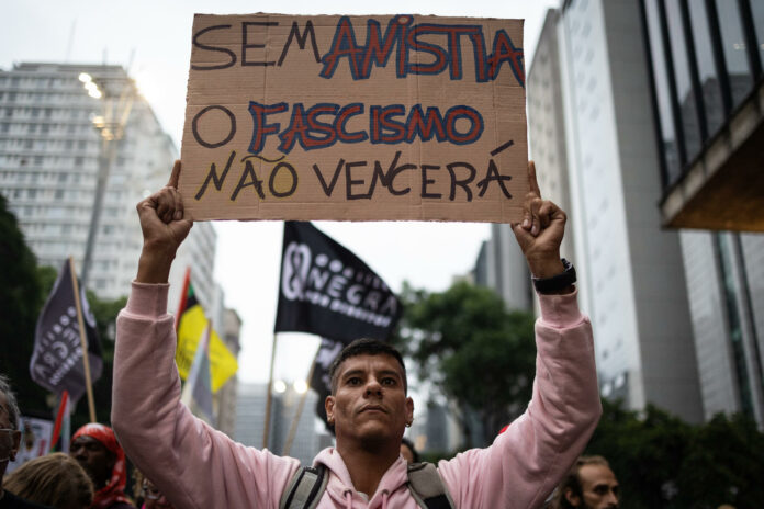 Manifestantes Brasil