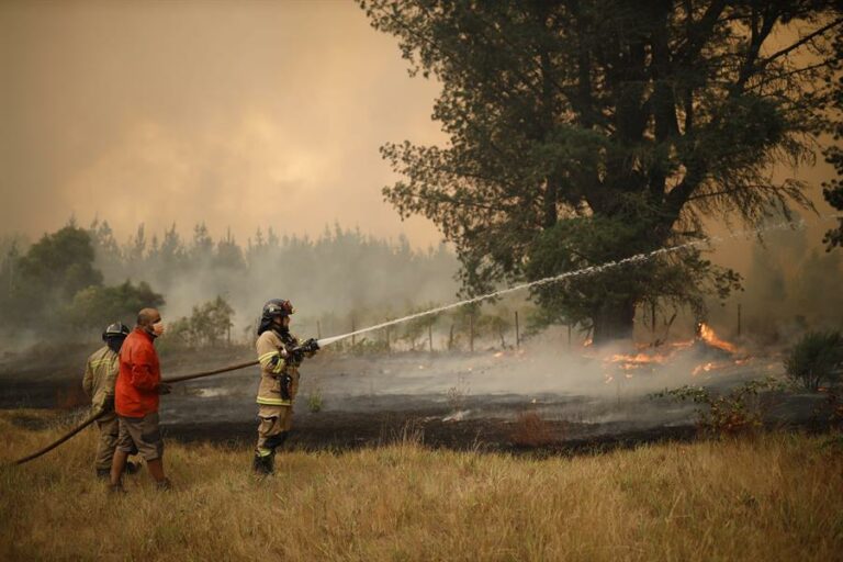 Chile confirma 2 nuevas muertes en virulentos incendios y suma 26 fallecidos
