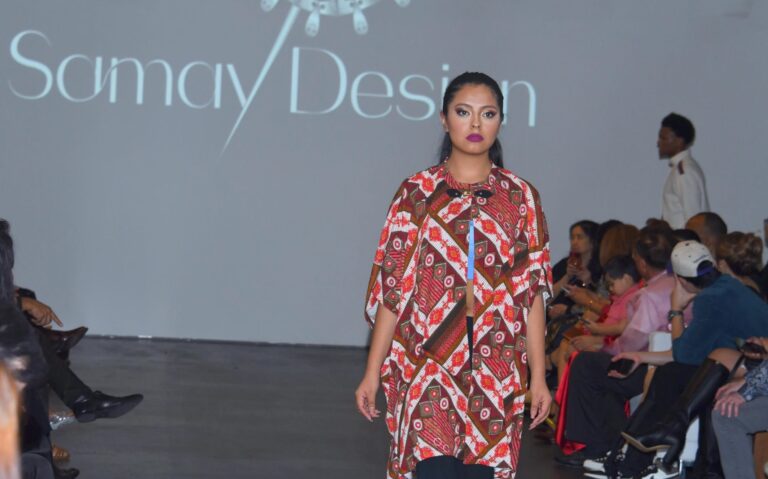Antonio Vacacela puso su estilo en la Semana de la Moda de Nueva York con Samay Design