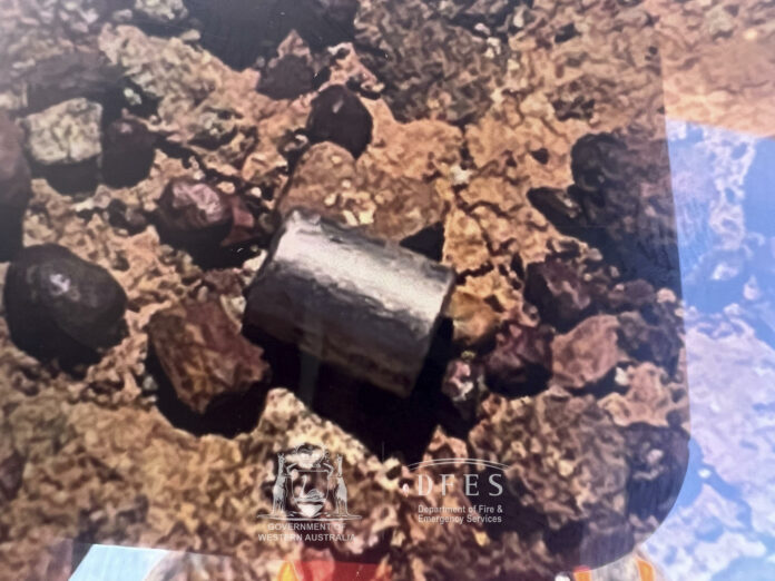Australia recupera la diminuta cápsula radiactiva extraviada