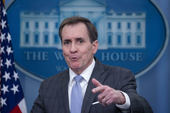 John Kirby's new conference at the White House