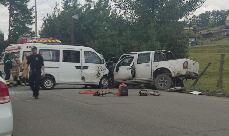 Siniestro de tránsito en Cumbe deja un muerto y dos heridos