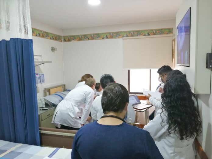 En el Hospital Humanitario se ha registrado un aumento de pacientes con problemas respiratorios. /FCS