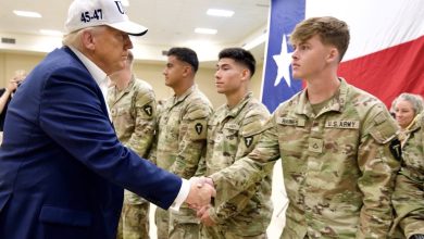 Trump visita Texas