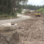 Obras en la Avenida del Migrante, sector Patamarca, la última obra que se hará con el crédito de la CAF.