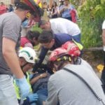 Accidente grua pase del niño cuenca