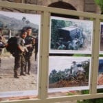En la primera foto están algunos soldados shuar que guiaban a las tropas de Ecuador en el área del conflicto.(AZD)