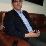 El rector del Colegio Agronómico Salesiano, Saúl Guamán, informa sobre los actos programados.(AZD)