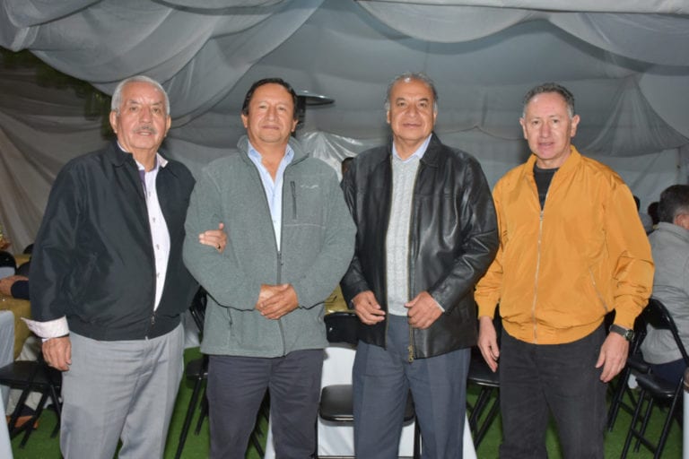 José Robalino, Miguel Bueno, José Quintanilla y Luis Muñoz.
