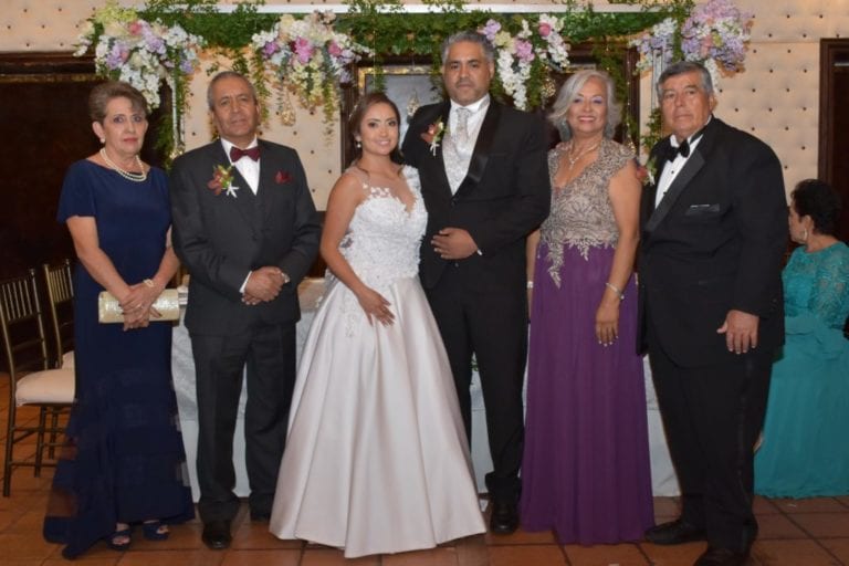 Martha Montoya, César y Salomé Narváez, Francisco Barros, Olivia Sánchez y Wellington Barros.