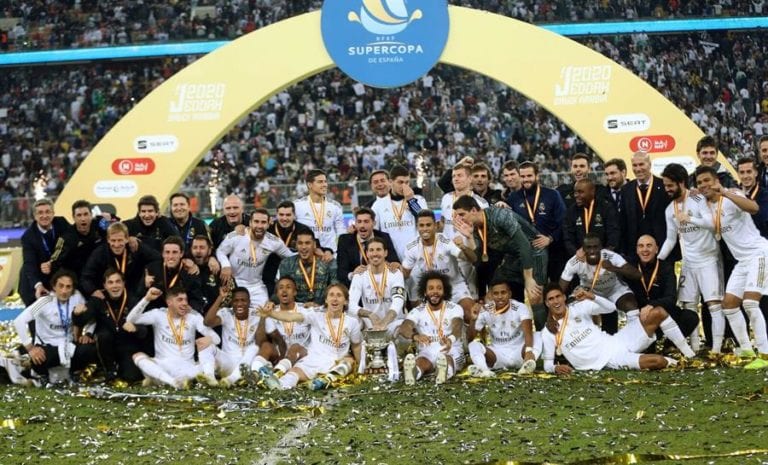 El Real Madrid se coronó campeón de la Supercopa