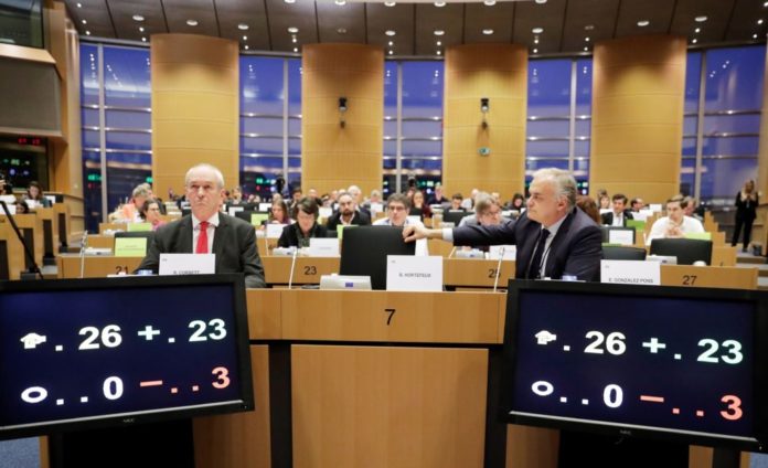 EU Parliament Committee vote on withdrawal of the United Kingdom of Great Britain and Northern Ireland