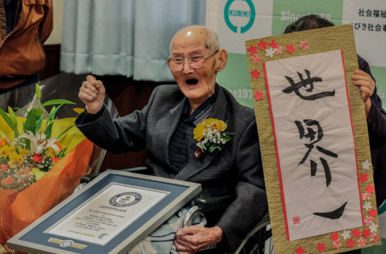 Muere el varón más anciano del mundo 11 días después de recibir el Guinness