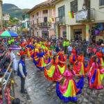 En Paute, mañana iniciará la fiesta con el colorido y tradicional Corso de Carnaval a las 10:00.(Archivo)