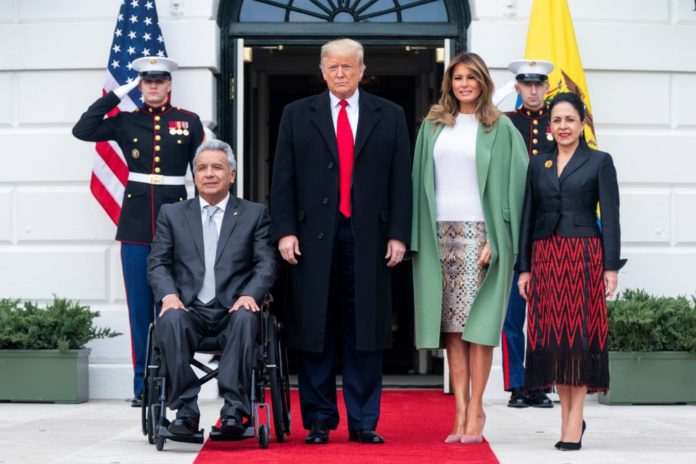 Ecuadorian President Lenin Moreno meets President Trump at White House