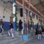 La escuela funciona en una casona patrimonial donada hace muchos años a la institución.(AZD)