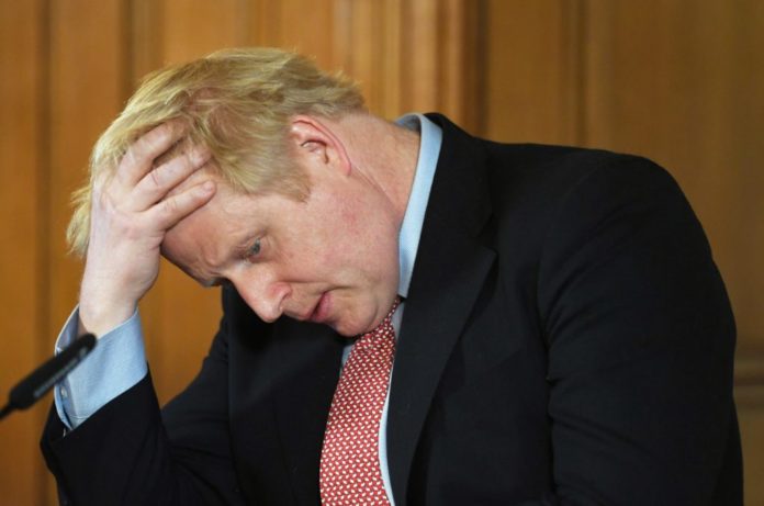 British prime Minister Boris Johnson tested positive for coronavirus
