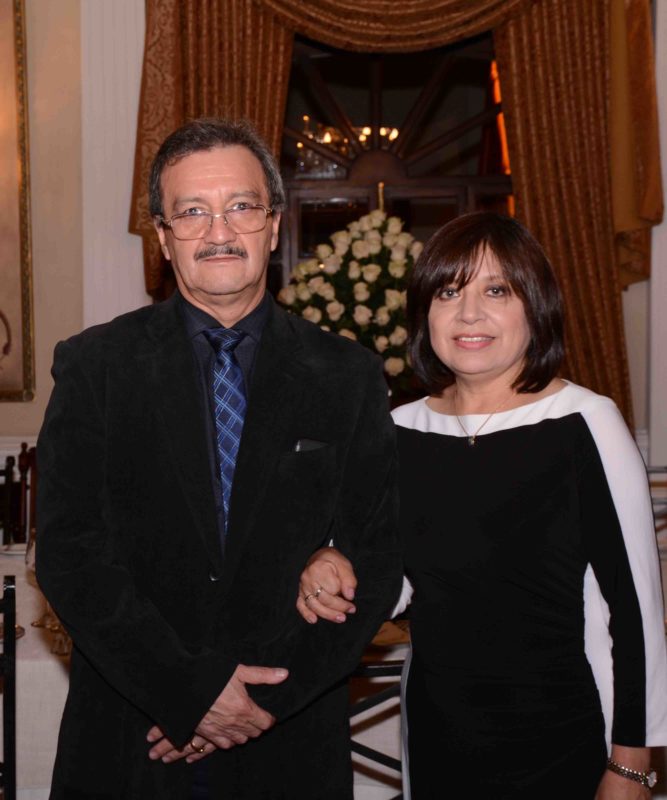 George Abril y Cecilia Piedra