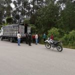 El vehículo fue retenido por la Policía Nacional.