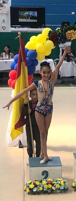 Yahaira Palacios, la mejor gimnasta rítmica de la provincia