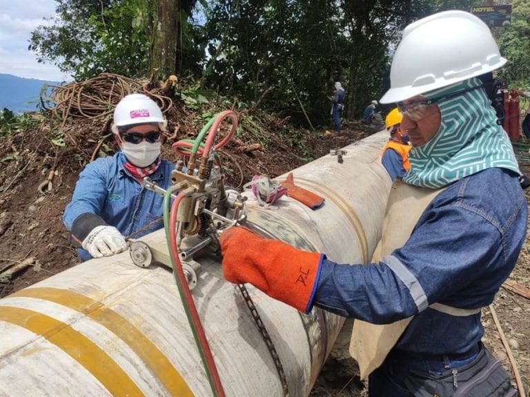 Oleoducto ecuatoriano recupera capacidad operativa luego de rotura