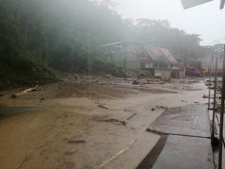 Graves daños por lluvias en Morona Santiago