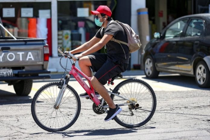 Coronavirus crisis increased use of bicylce in Quito