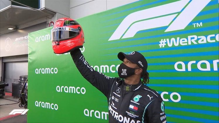 Hamilton afianza su liderato tras igualar el récord de victorias de Schumacher