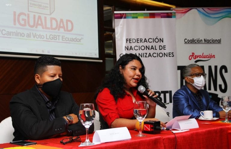 El movimiento LGTBI pide a los candidatos respeto a sus derechos en Ecuador