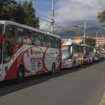 Transportistas del Azuay decidirán el jueves 11 de julio de 2024 si se unen al apagado de motores. Foto XCA Archico