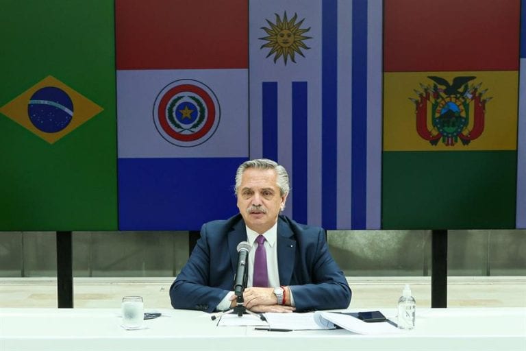 Fernández inaugura acto aniversario de Mercosur: «Vivimos épocas complejas»