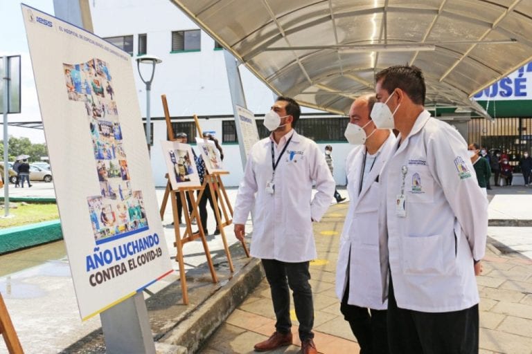 El Hospital del IESS de Cuenca cumple un año de lucha contra la covid-19