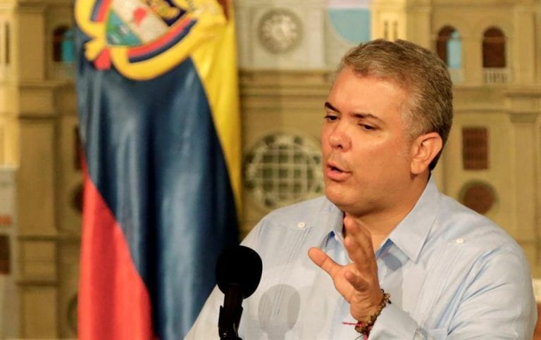 Iván Duque pide a la UE «más presión» contra la «dictadura brutal de Maduro»
