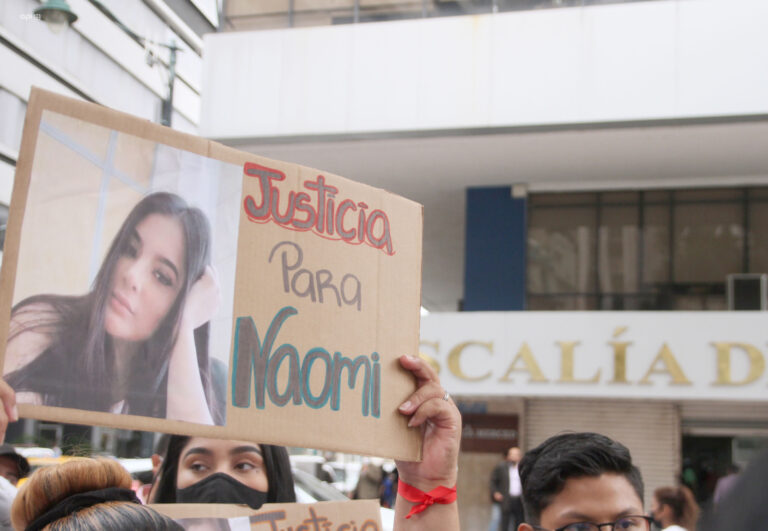 La investigación por la muerte de Naomi será desde Quito
