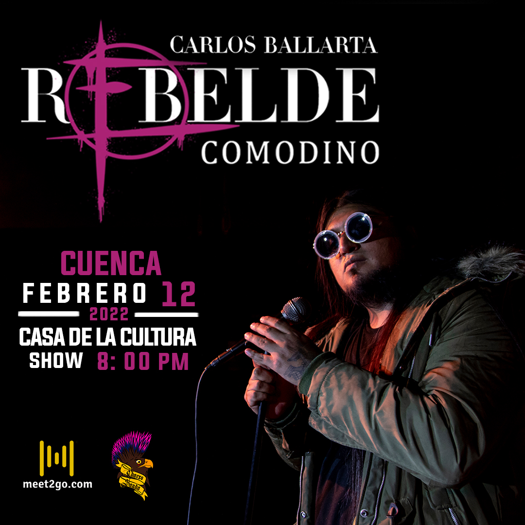 Carlos Ballarta se presentará en Cuenca con su gira “Rebelde Comodino” Diario El Mercurio