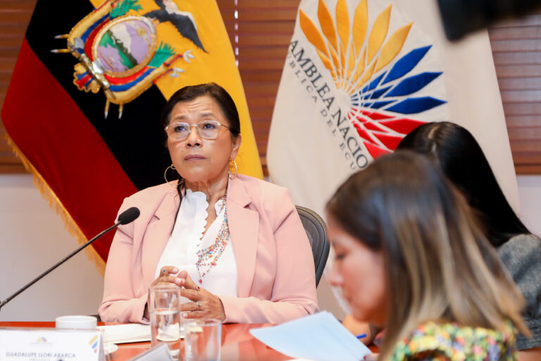 Comisión recomienda la destitución de la presidenta de la Asamblea, Guadalupe Llori