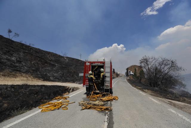 25.000 hectáreas quemadas en el incendio más grave de España en un decenio