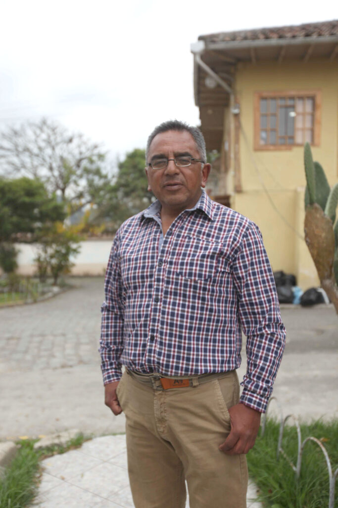 Patricio Narváez, secretario general del Sindicato de Choferes del Azuay. XCA