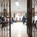 En El Vado se adaptó un espacio para reuniones, principalmente religiosas.