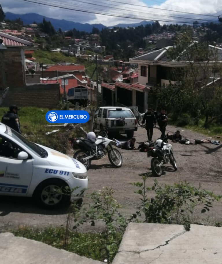 Policía detuvo a cuatro personas tras asalto en Cuenca