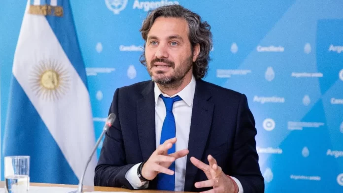 El canciller argentino, Santiago Cafiero, sugirió que la