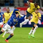 Ecuador empata con Japón